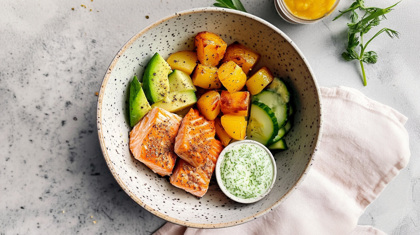 Salmon bowl