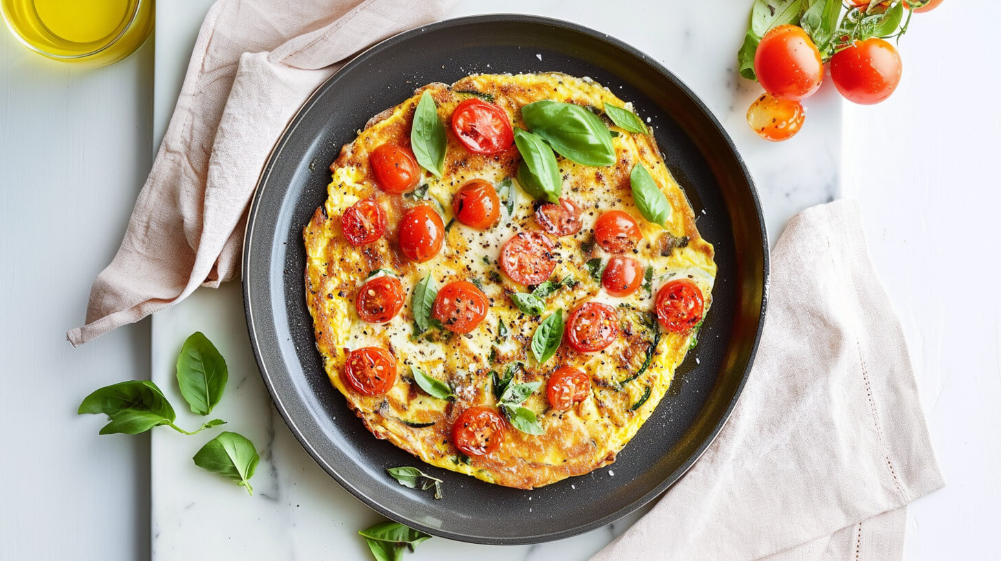 Pieczony omlet z cukinią