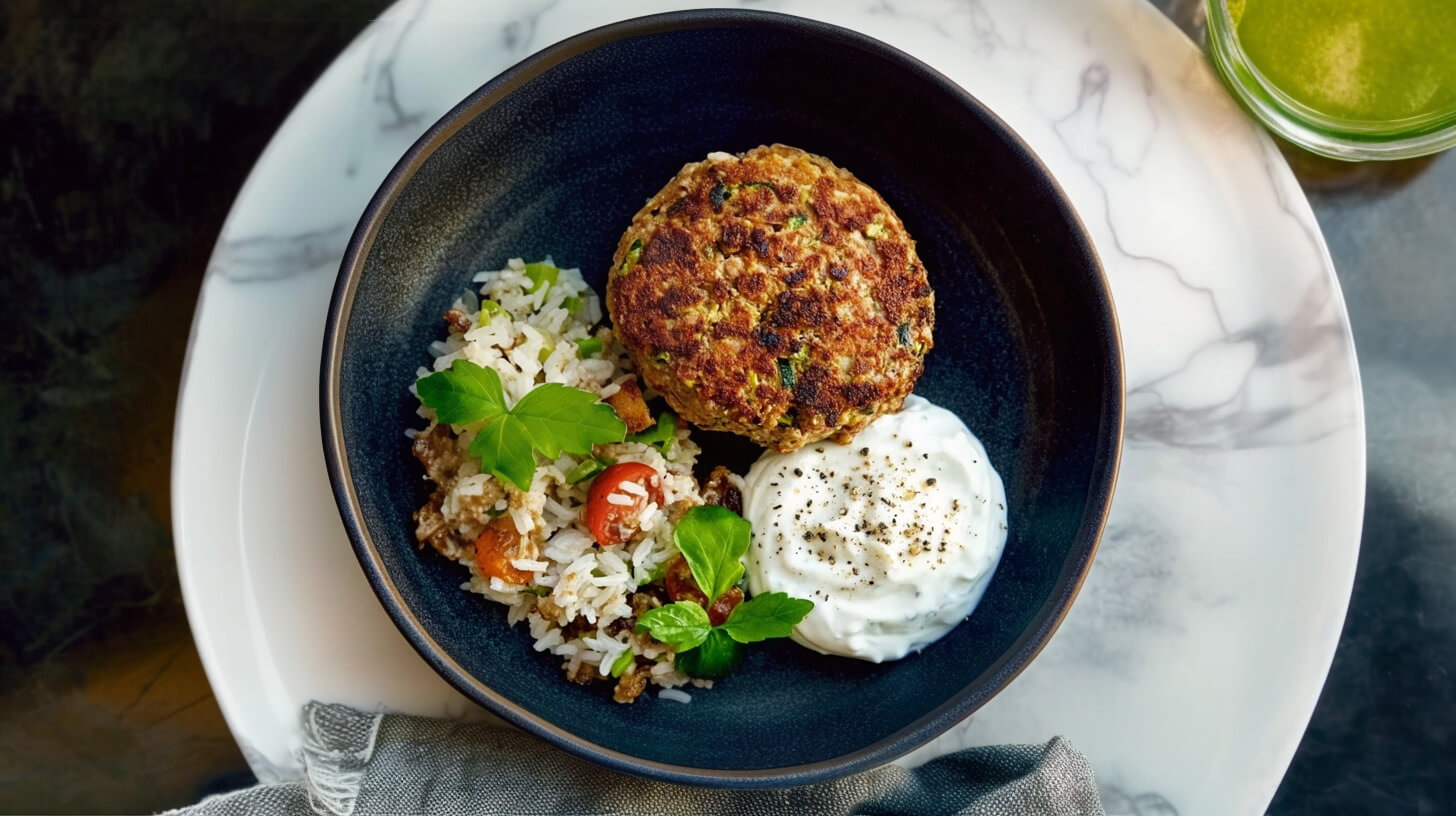 Burgery z indyka z cukinią