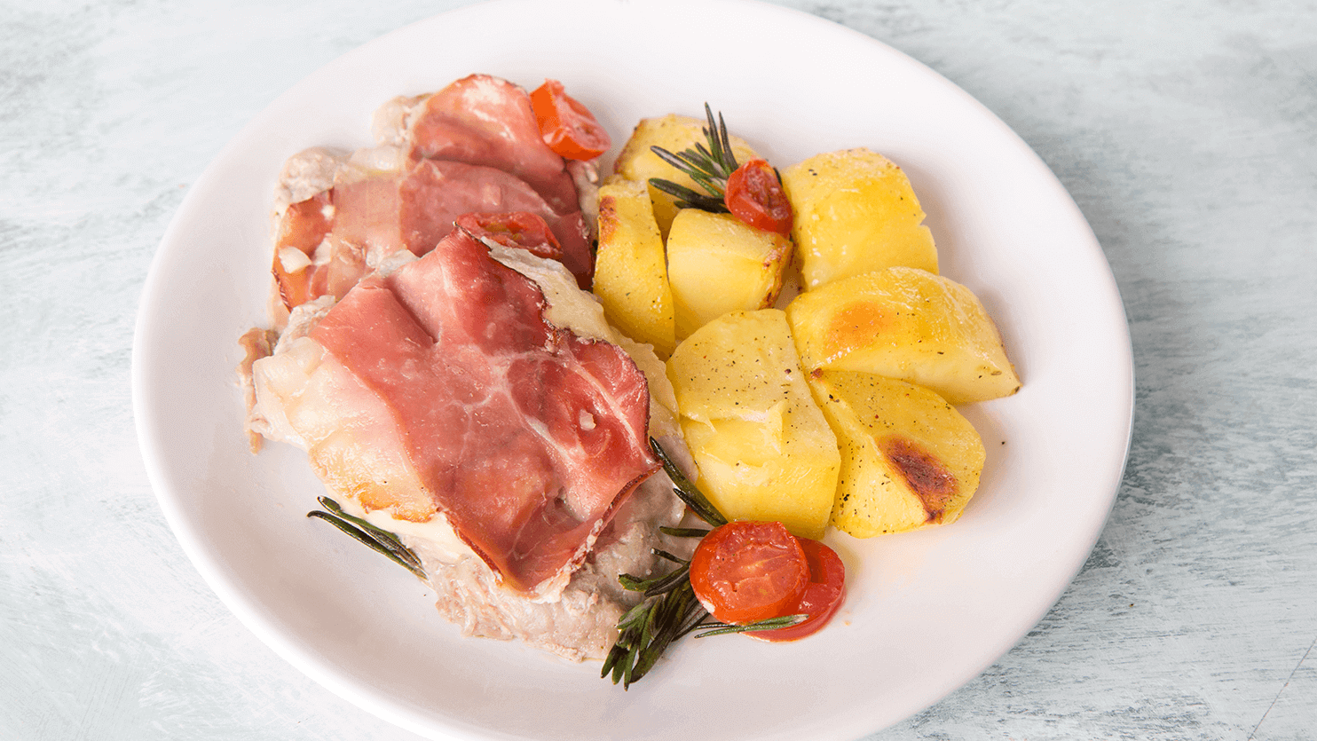 Polędwiczki z szynką parmeńską i mozzarellą