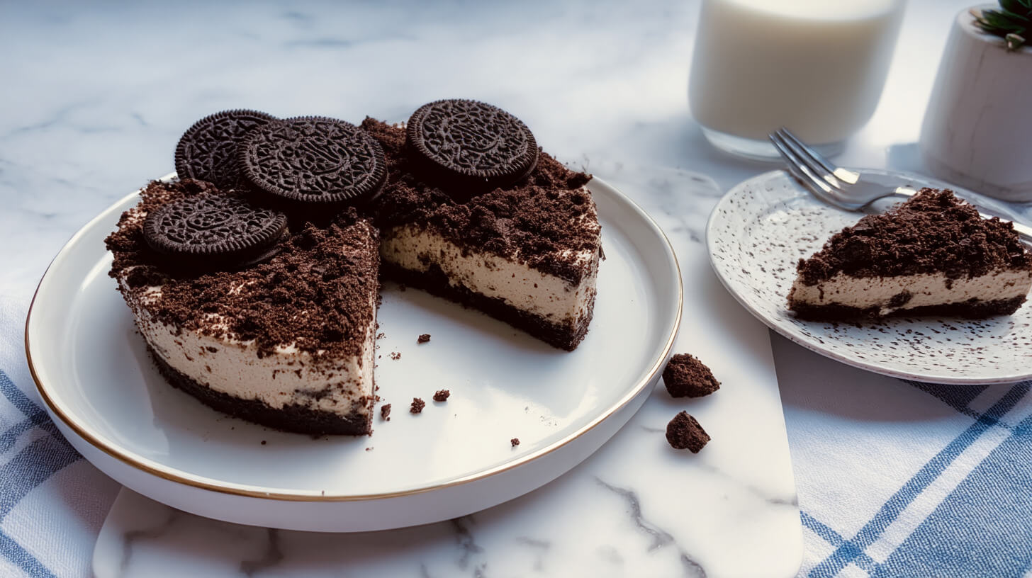 Sernik a la Oreo