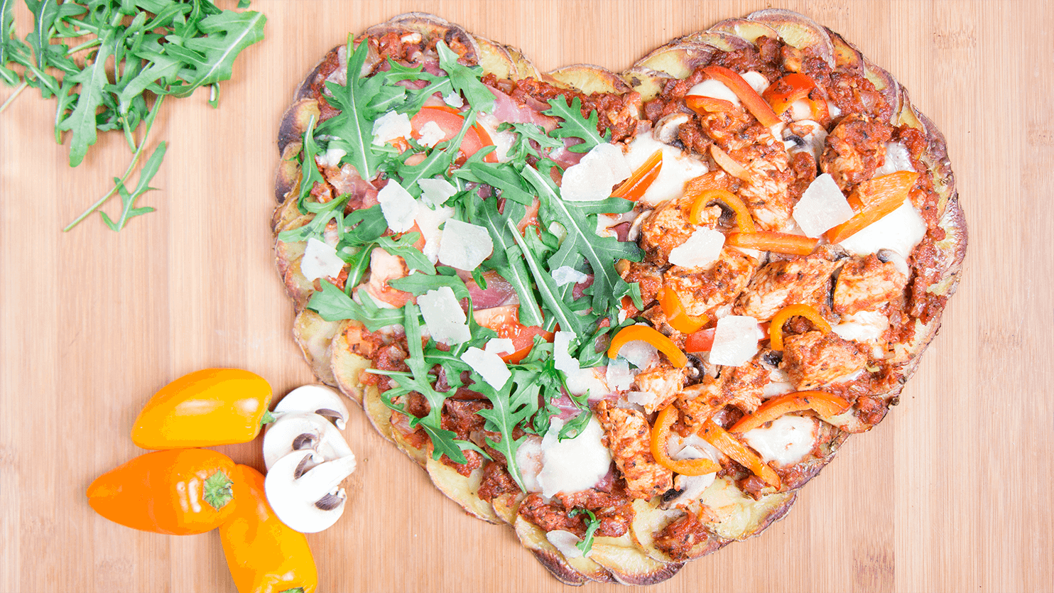 Pizza walentynkowa