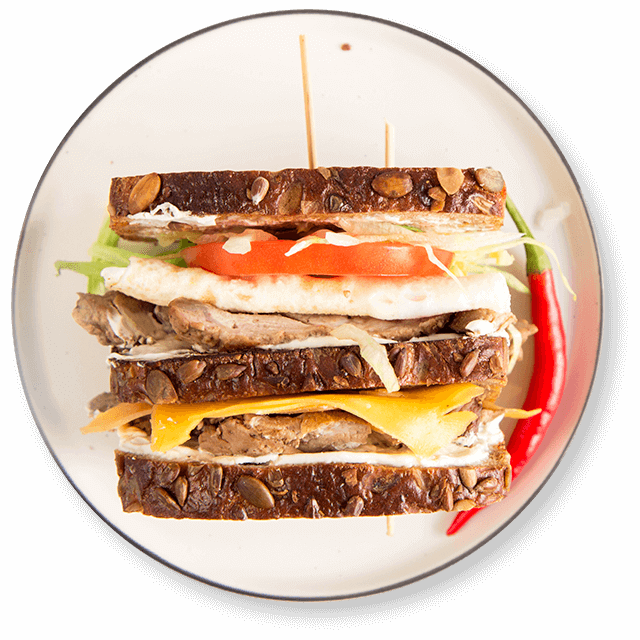 Sandwich ze schabem