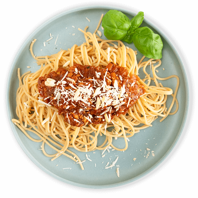 Wegańskie spaghetti bolognese