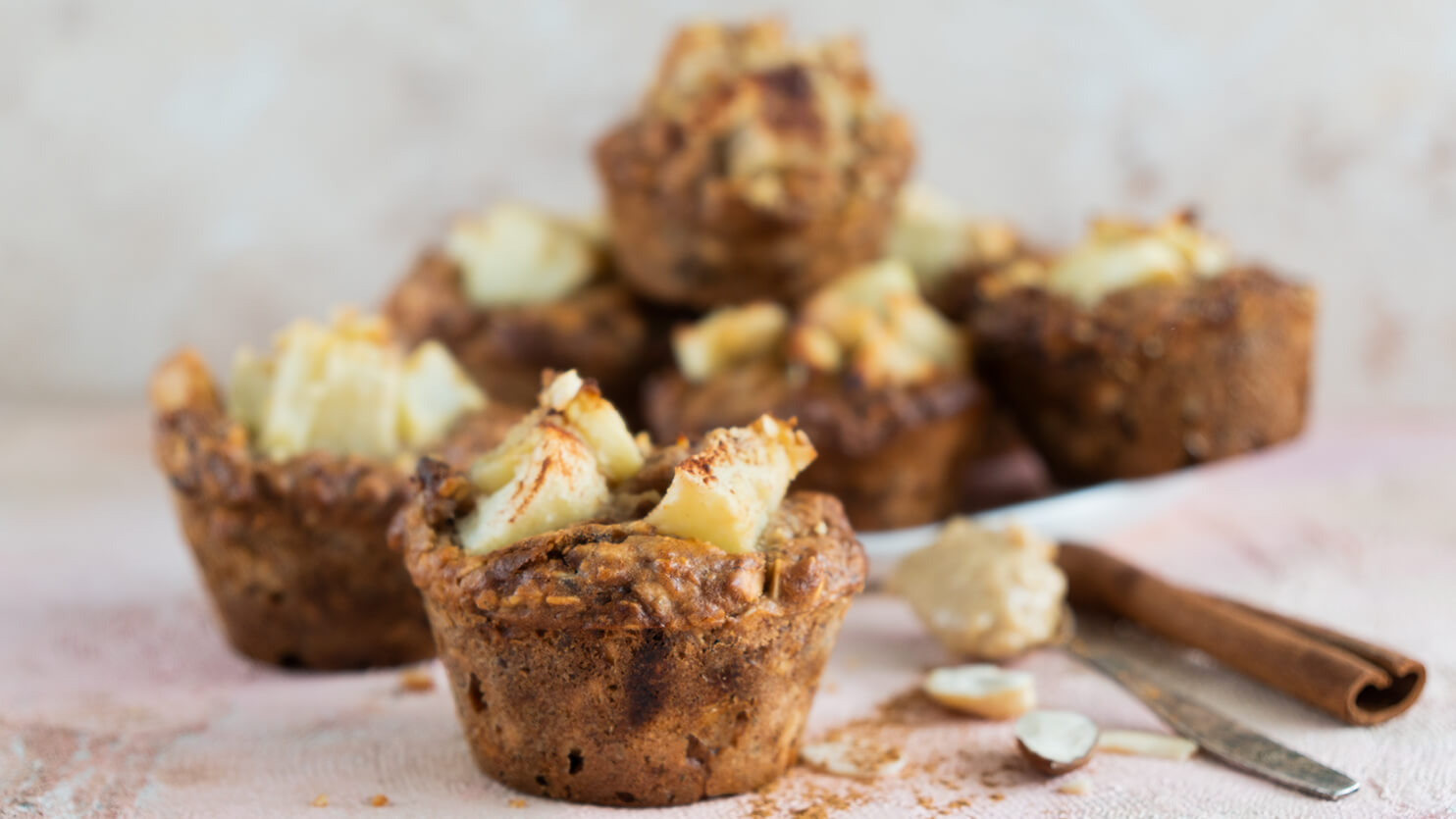 Muffinki szarlotki