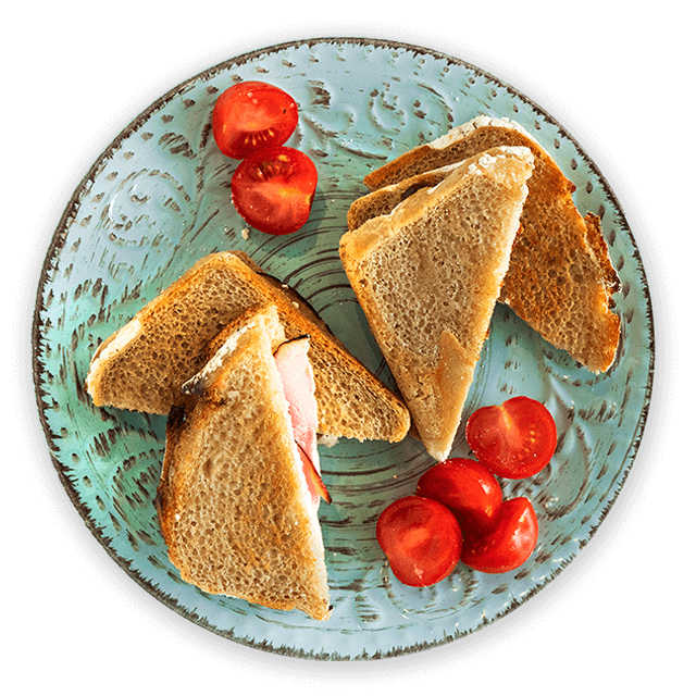 Tost z awokado i mozzarellą