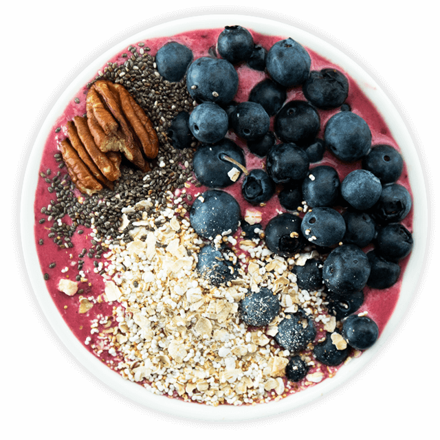 Smoothie bowl owoce leśne
