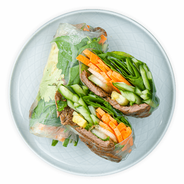 Spring rolls z wołowiną