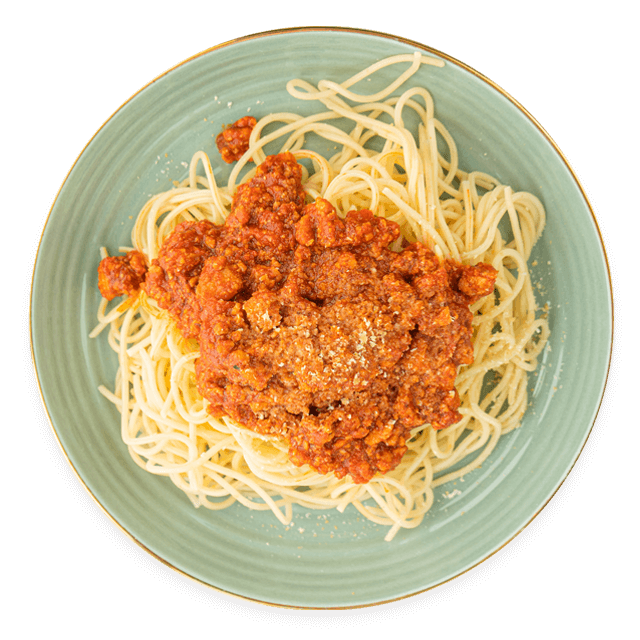 Vege spaghetti bolognese