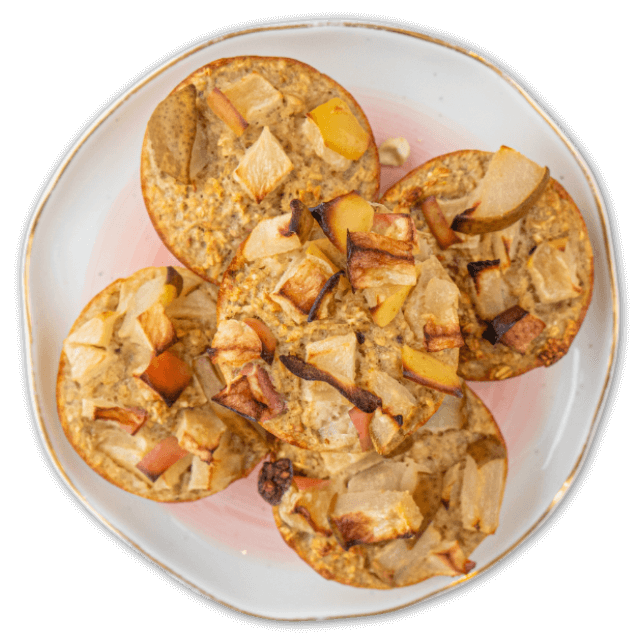 Pieczona owsianka z bananem