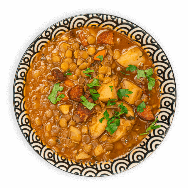 Soczewicowa z chorizo
