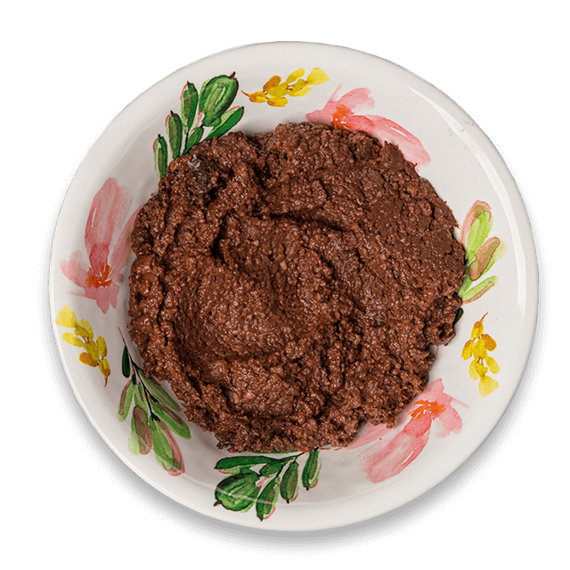 Pudding czekoladowy z wiśniami