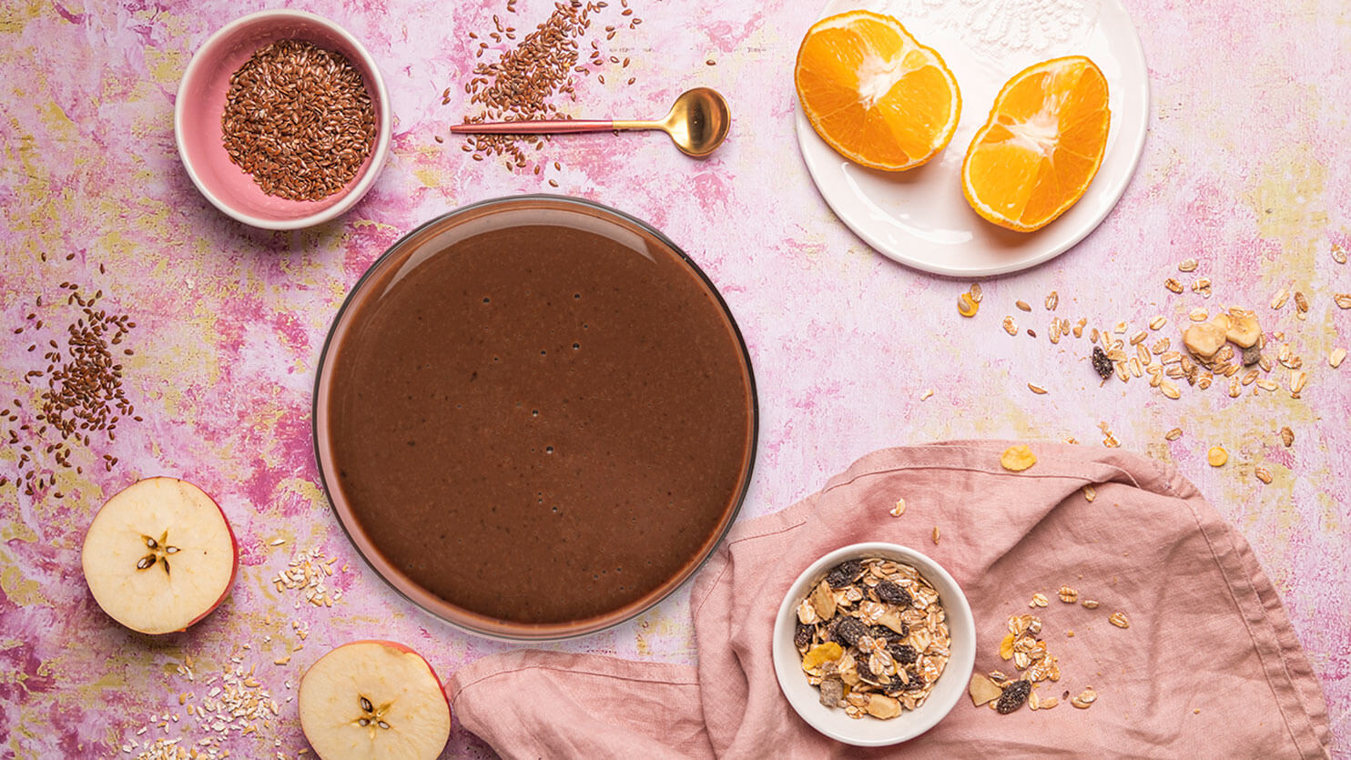 Smoothie kakaowo – śliwkowe