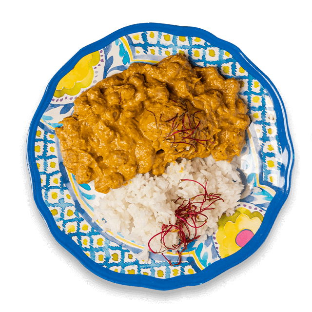 Wegańskie curry z ciecierzycą, marchewką i ryżem cytrynowym