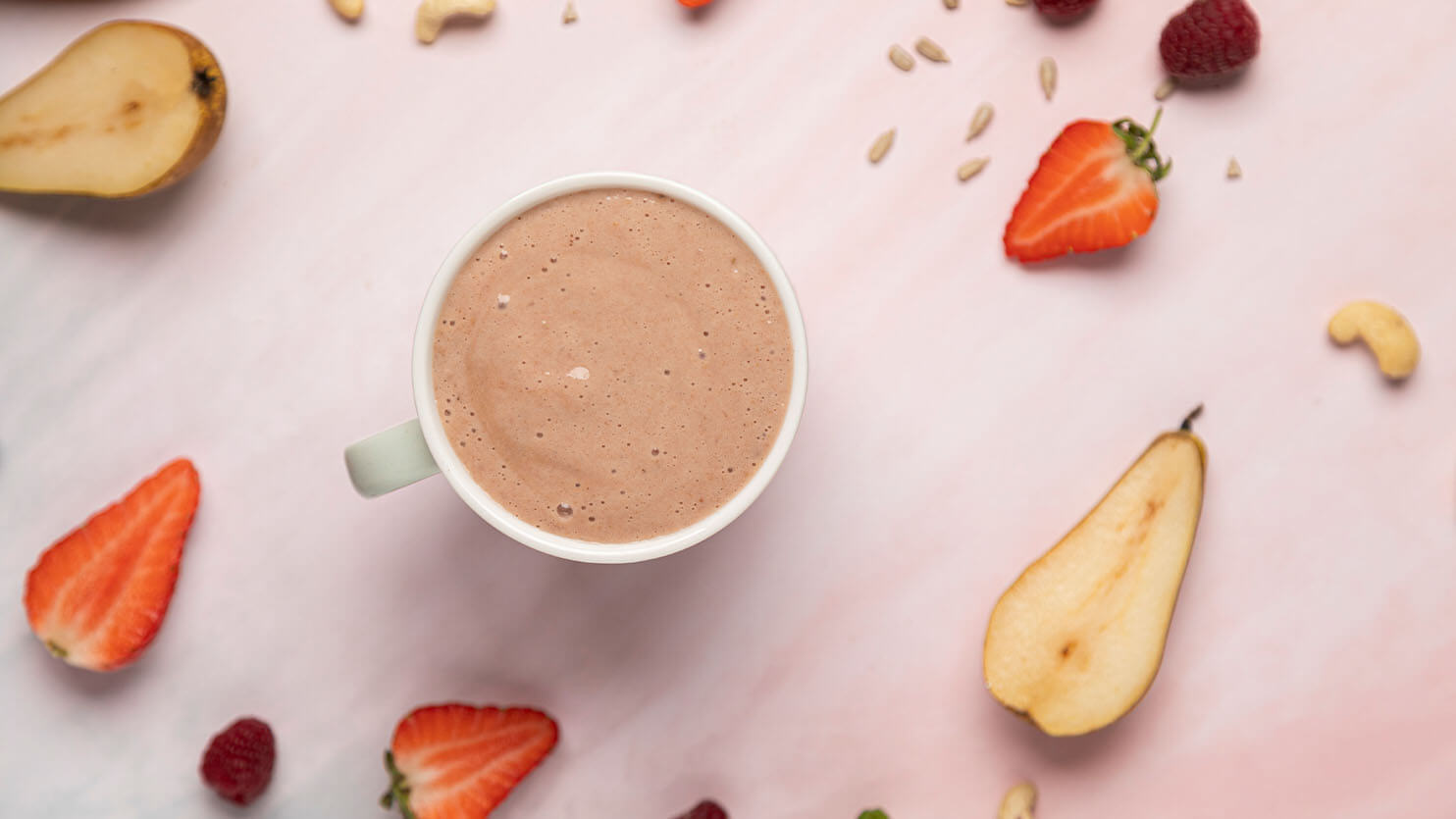Smoothie truskawkowo bananowe