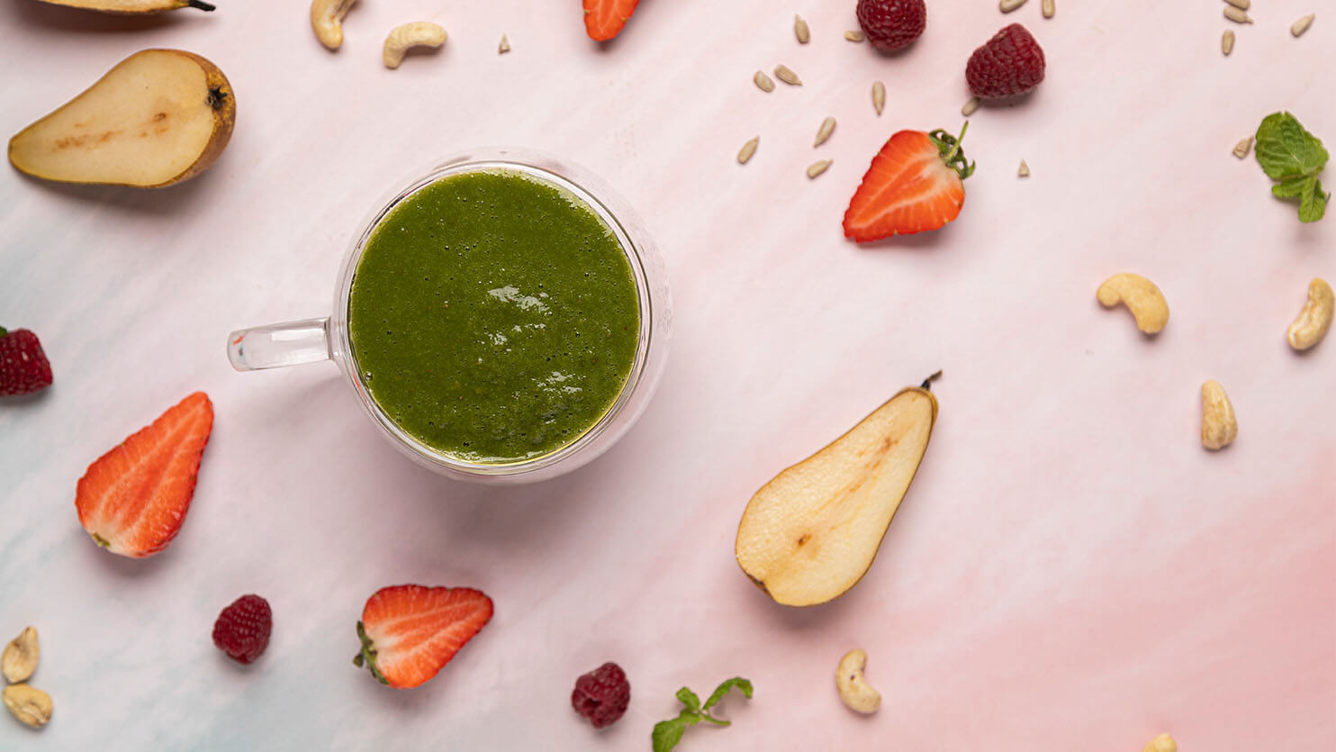 Orzeźwiające zielone smoothie