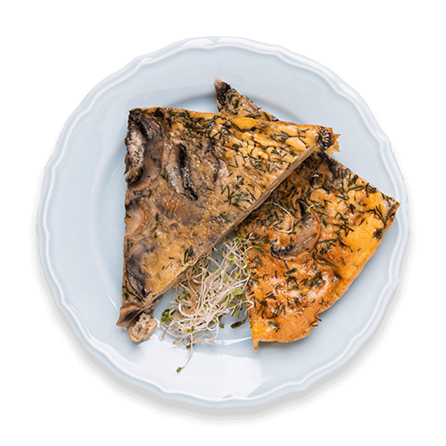 Frittata z ziemniakami i grzybami