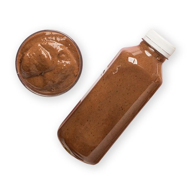 Smoothie na mleku roślinnym z kakao i orzechami