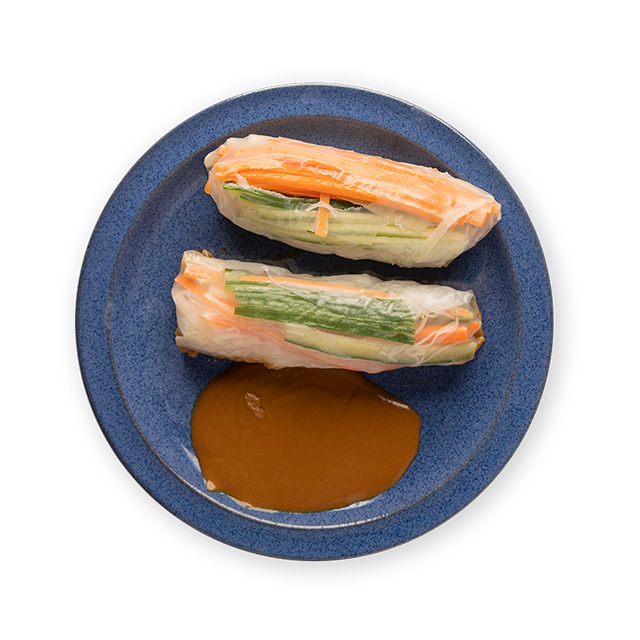 Spring rolls ze świeżymi warzywami