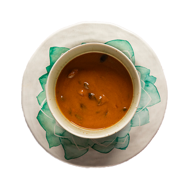 Zupa z pieczonej papryki