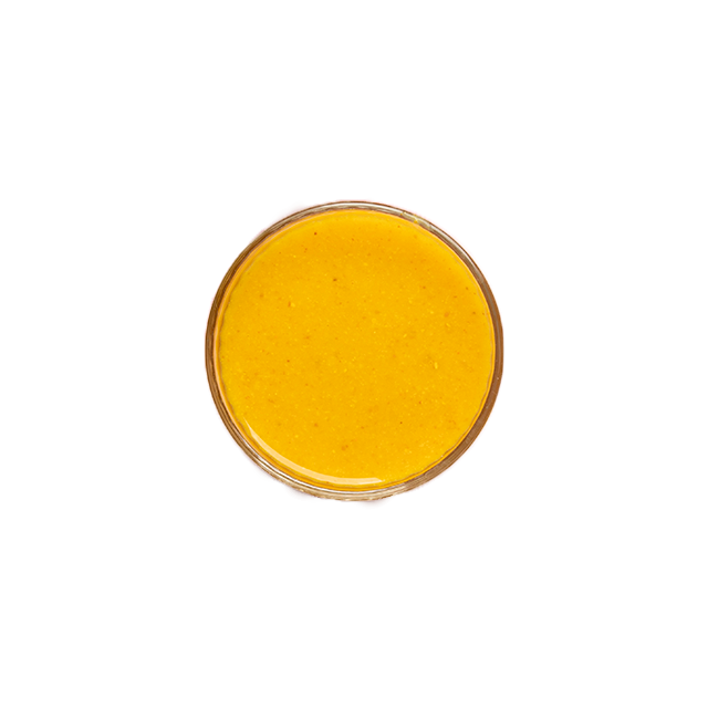 Energetyzujące smoothie banan, pomarańcza, kurkuma, imbir