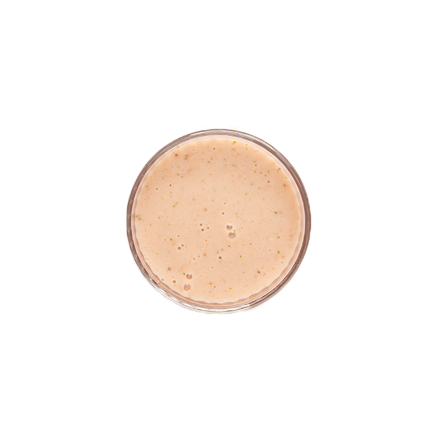 Roślinne smoothie banan-truskawki-mięta
