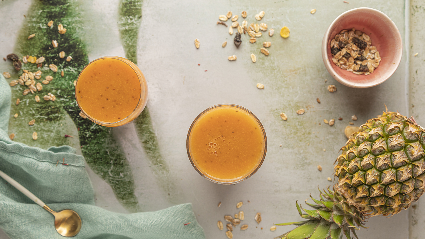 Smoothie marchewka-brzoskwinia-banan