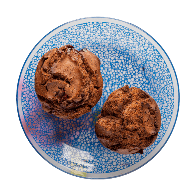 Muffiny z czekoladą i wiśniami