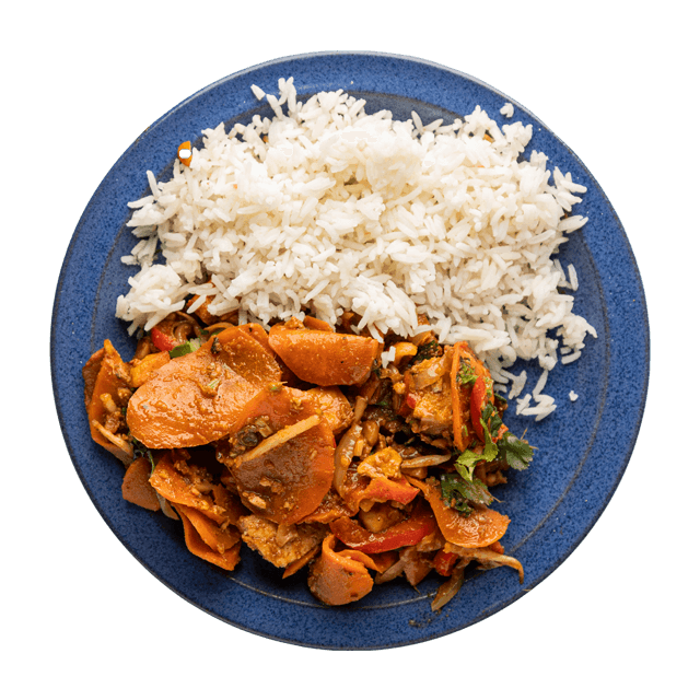 Tofu w orzechowym sosie a la pad thai