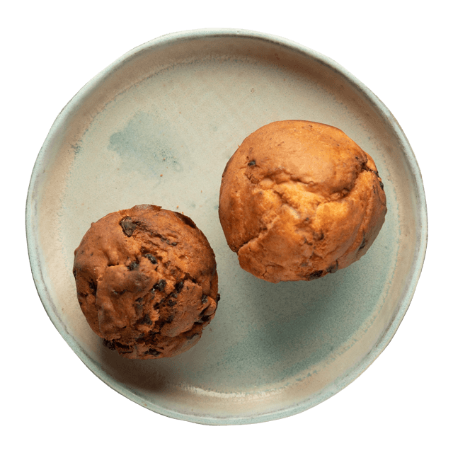 Słodkie muffiny z porzeczkami