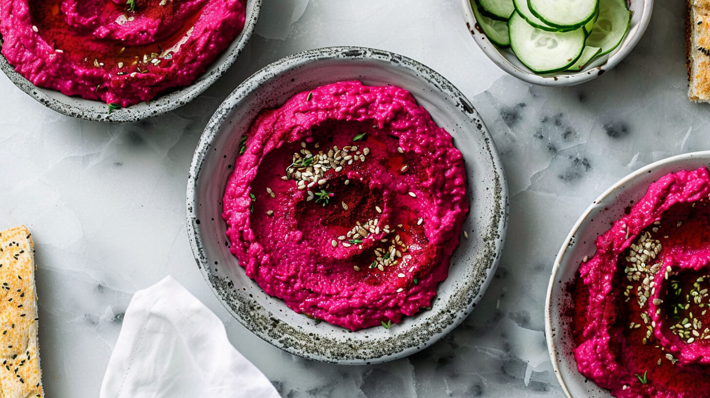 Hummus buraczany