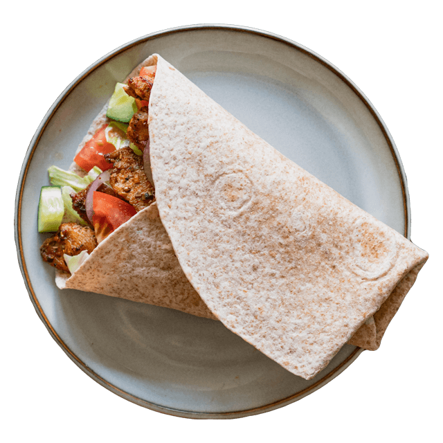 Kebab gyros ze schabu wieprzowego z pikantnym sosem
