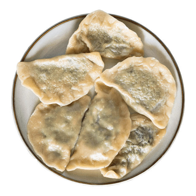 Pierogi ze szpinakiem
