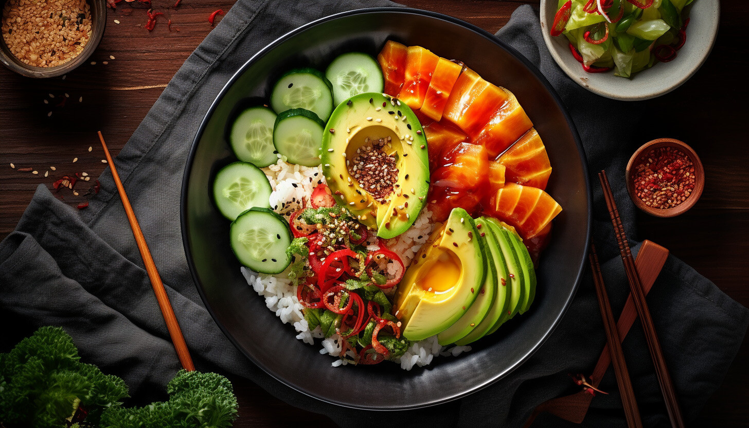 Poke bowl z łososiem