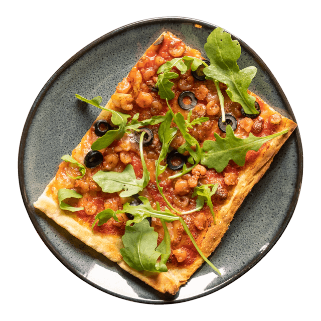 Pizza z krewetkami