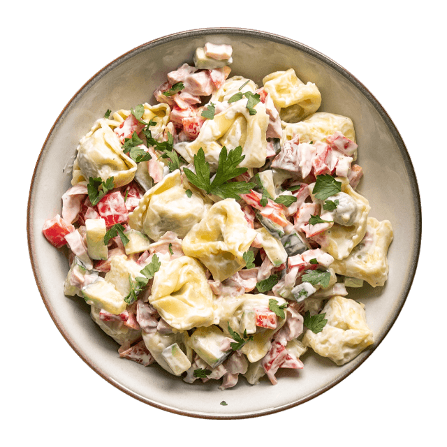 Sałatka z tortellini z kurczakiem