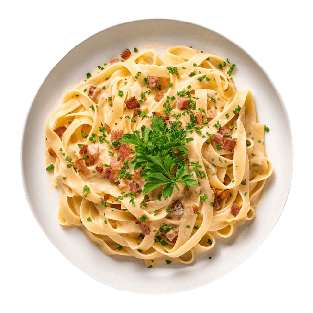 Wegańska carbonara z tofu