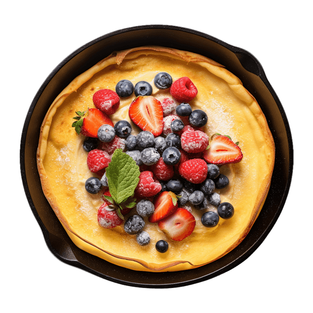 Dutch baby z owocami