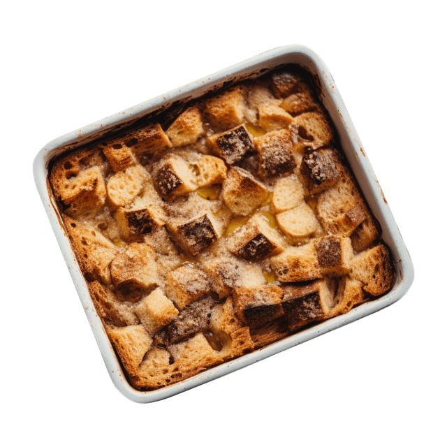 Pudding chlebowy z owocami