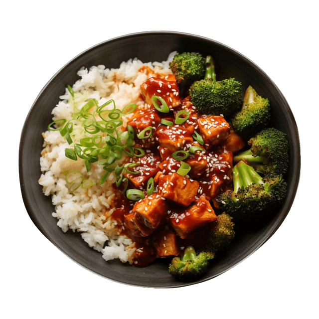 Klejące ostre tofu