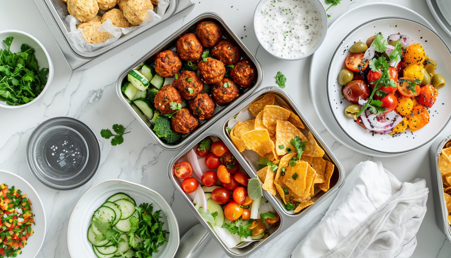 Lunchbox Klopsiki z nachosami