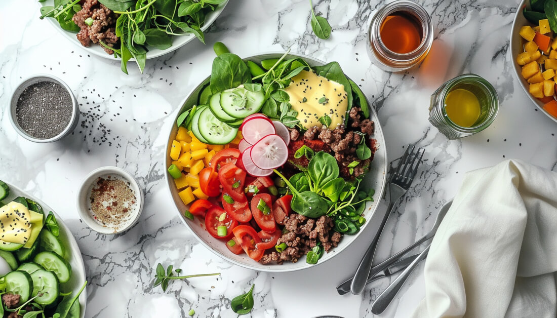 Burger bowl