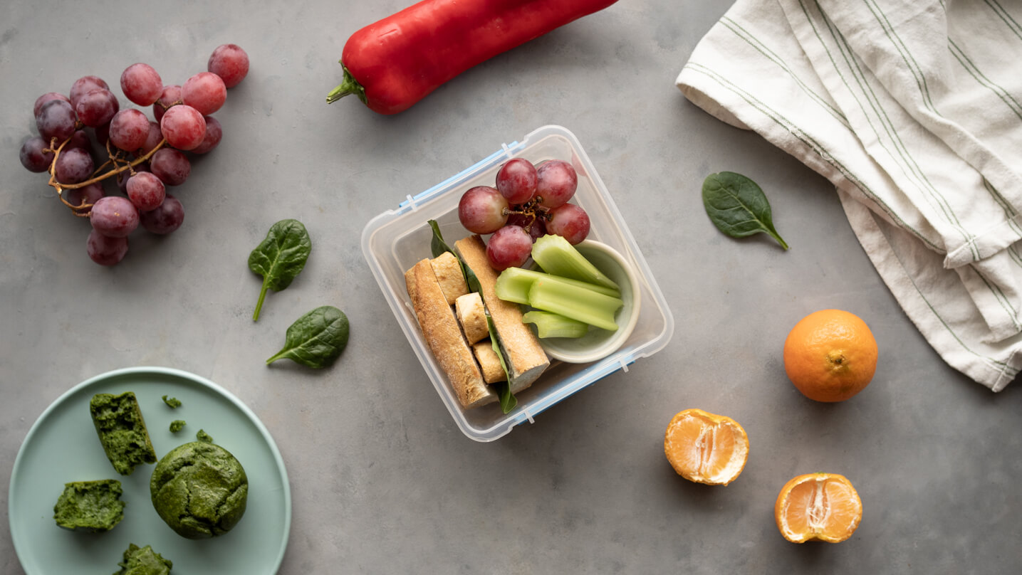Lunchbox Kanapki z sezamowym omletem