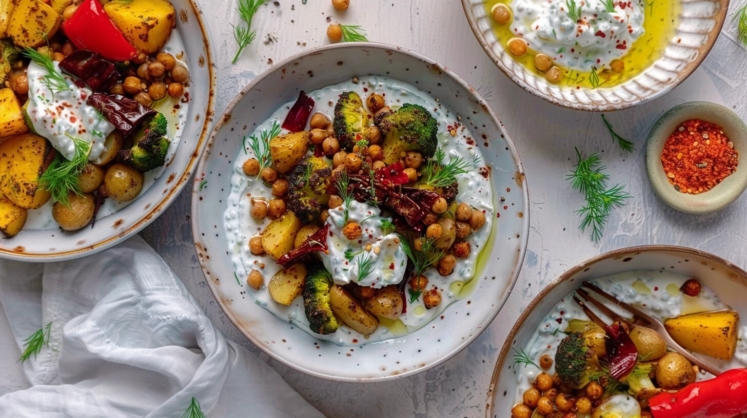 Śródziemnomorski tzatziki bowl