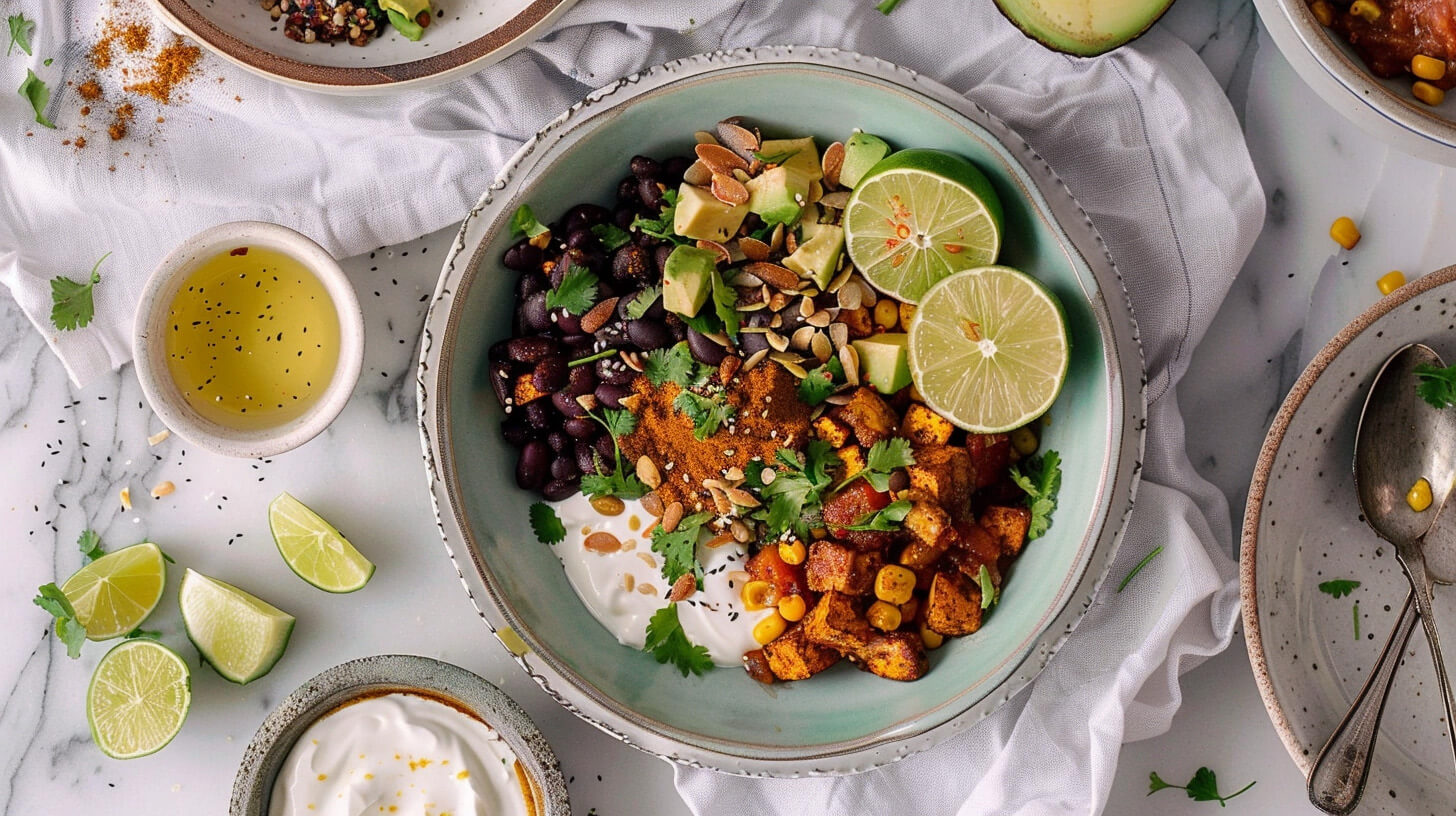 Vegan bowl meksykański