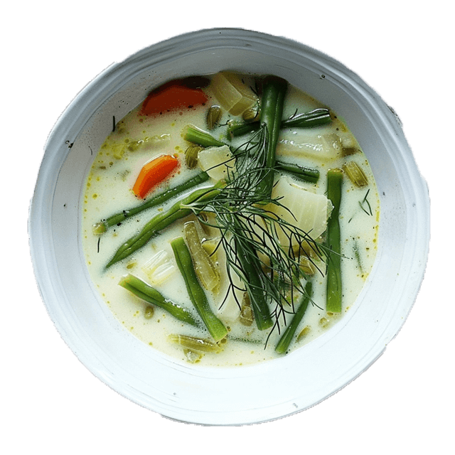 Zupa z fasolki szparagowej