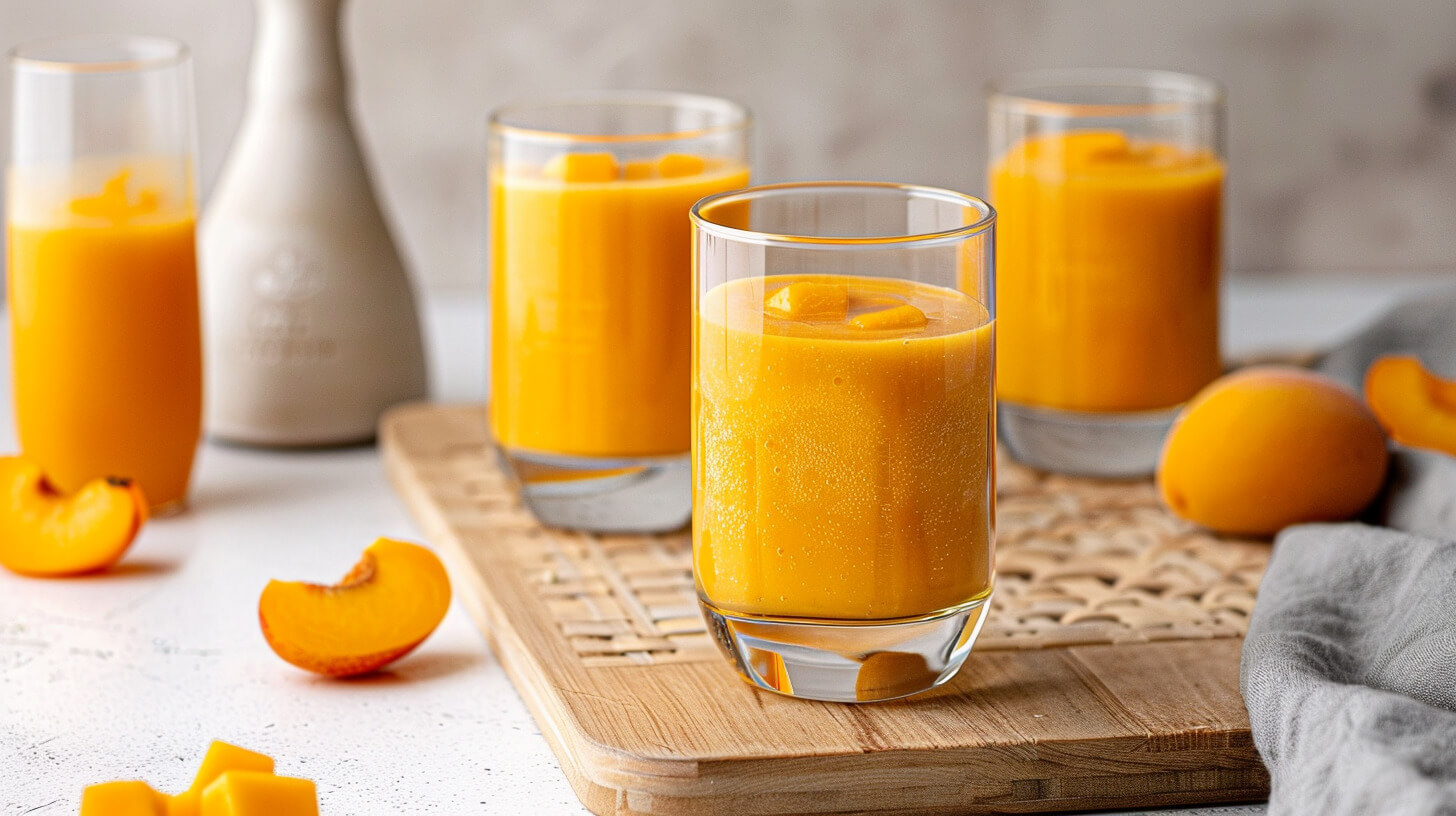 Smoothie mango morela