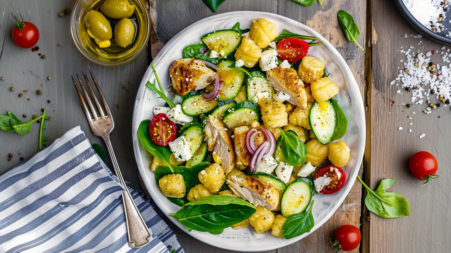 Lunchbox z chrupiącymi gnocchi