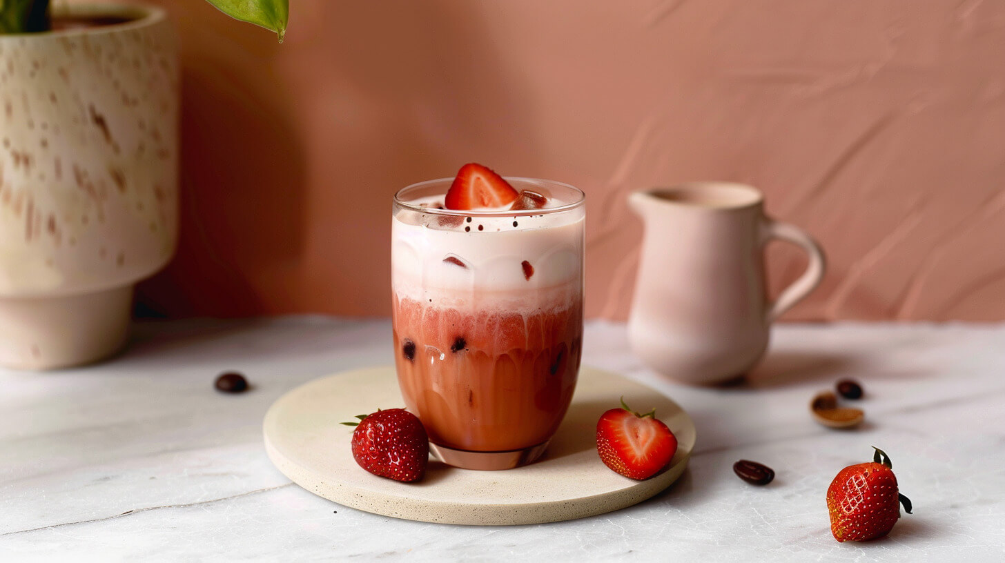 Truskawkowe cold brew