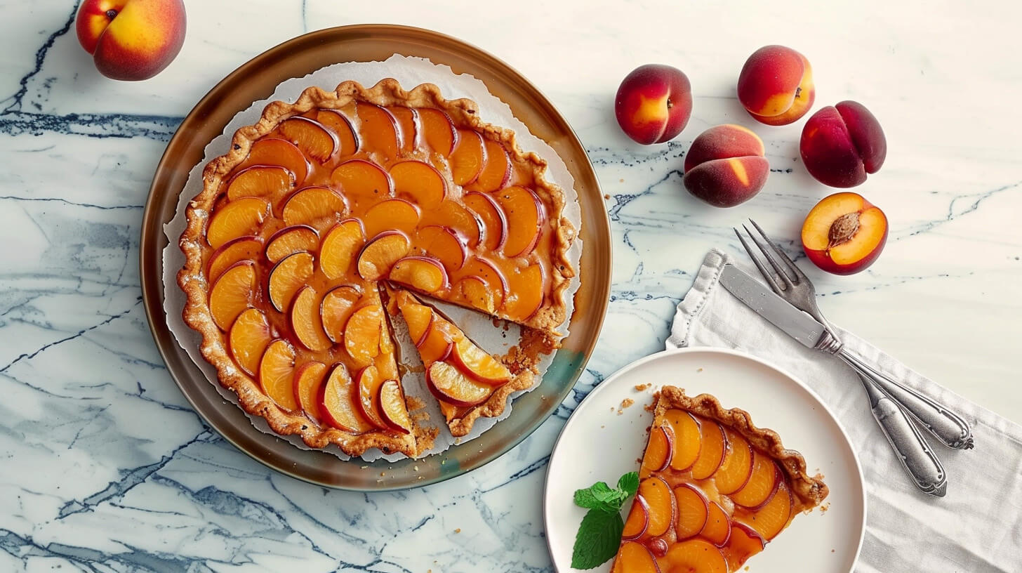 Tarta z brzoskwiniami